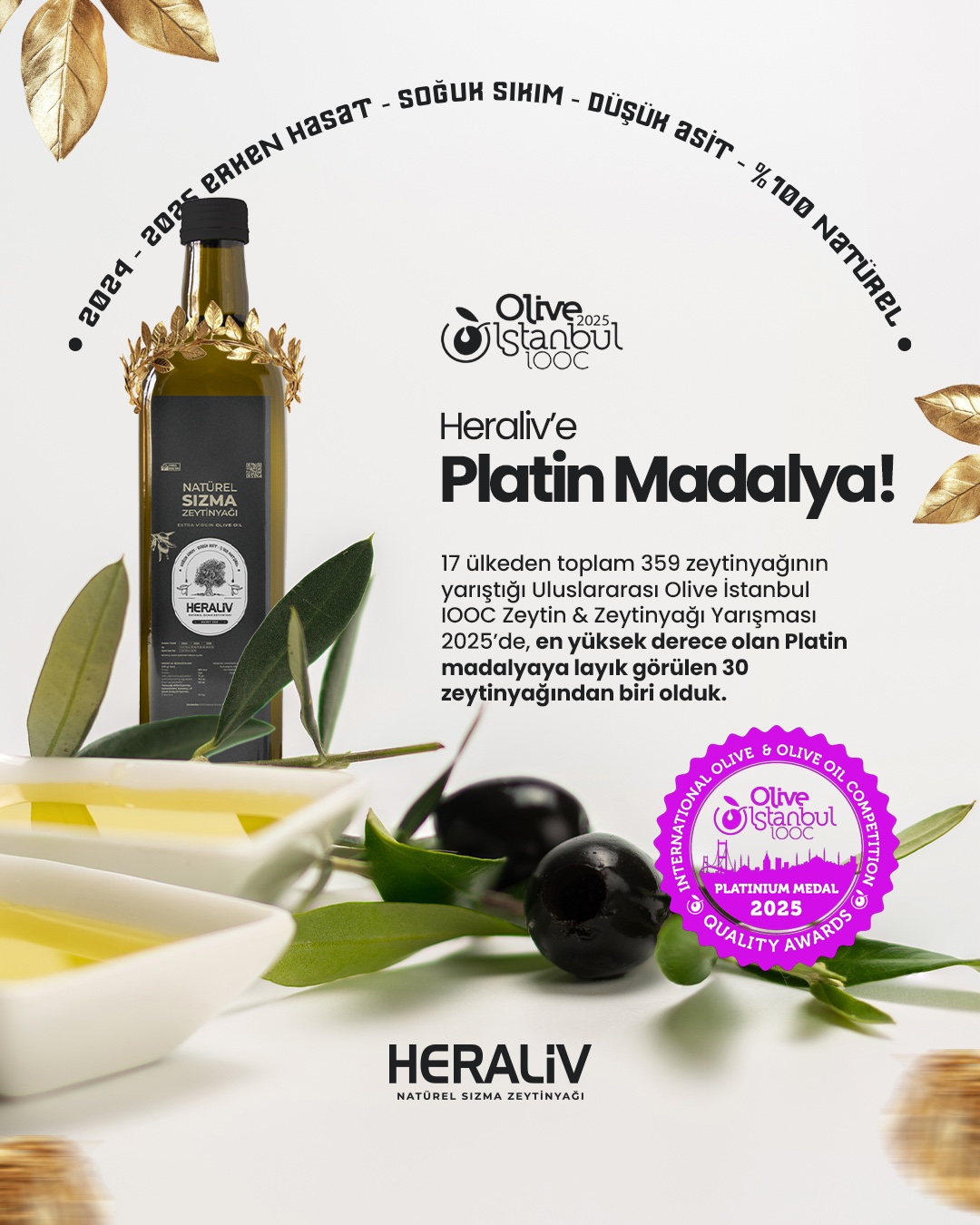 ödüllü zeytinyağı